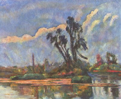 Ufer der Oise von Paul Cézanne